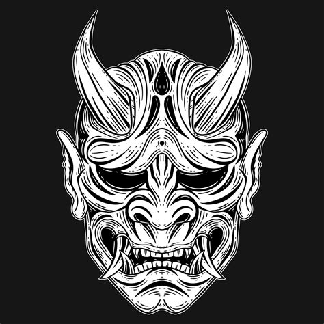 japanese demon tattoo|japanese devil mask tattoo.